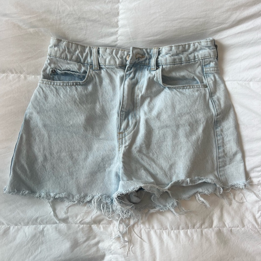 ZARA HIGH RISE MOM SHORTS - Picture 2 of 4